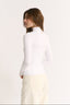 Carina Mock Neck Long Sleeve Optic White Final Sale