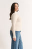 Carina Mock Neck Long Sleeve Oatmeal Marle Final Sale