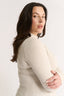 Carina Mock Neck Long Sleeve Oatmeal Marle Final Sale