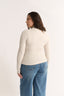 Carina Mock Neck Long Sleeve Oatmeal Marle Final Sale