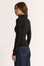 Carina Mock Neck Long Sleeve Black Final Sale