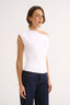 Valentina Off Shoulder Top Optic White