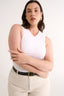 Holly High V Neck Tank Optic White