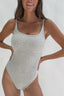 Bella Bodysuit Grey Marle - Final Sale
